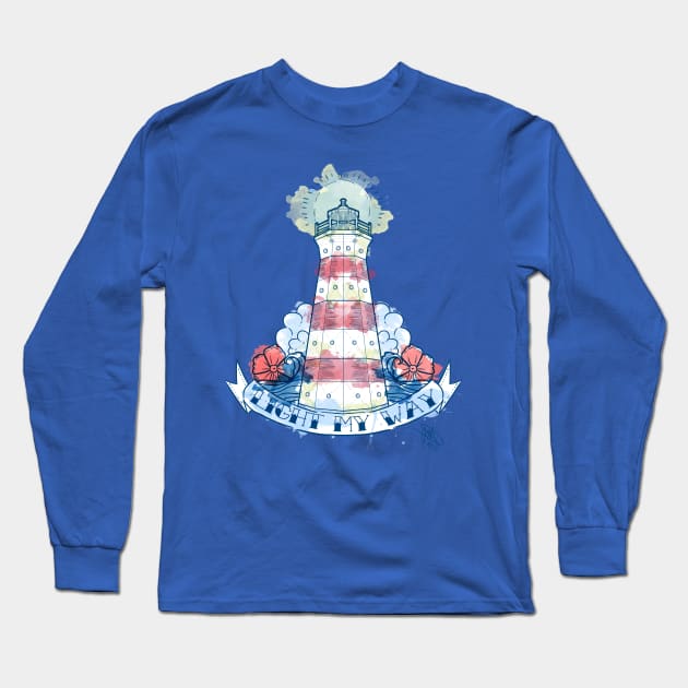 Light my way Long Sleeve T-Shirt by MareveDesign